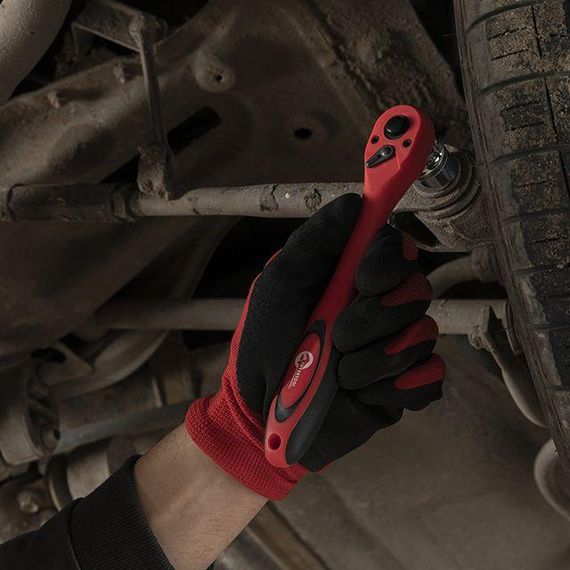 Набір інструментів, проф., 1/2", Cr-V, 21 од., головки: 10-32 мм, кейс INTERTOOL ET-6021 | Зображення 8