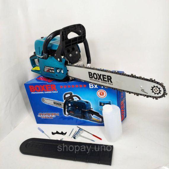 Бензопила Boxer BX-102 5,9 КВт З Двома Напрямними І Ланцюгами | Зображення 4