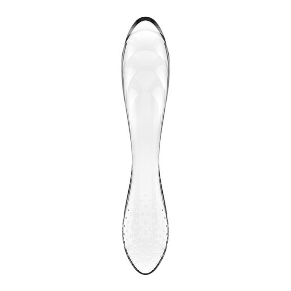 Двосторонній скляний дилдо Satisfyer Dazzling Crystal 1 Transparent (м'яте паковання!!!) | Зображення 2