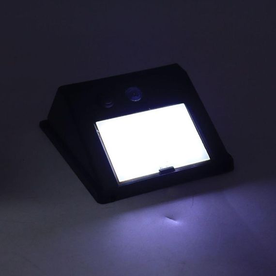 Вуличний LED світильник із сонячною панеллю / Фасадний прожектор / Ліхтар на вулицю | Зображення 2