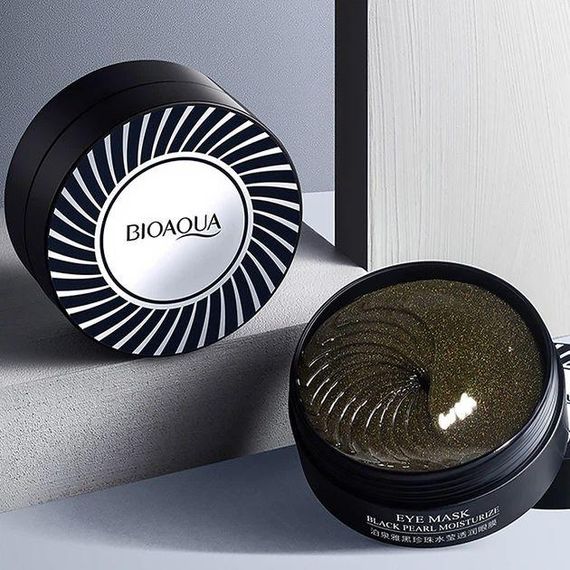 Гідрогелеві патчі для очей з екстрактом чорної перлини Bioaqua Eye Mask, 60шт/30пар