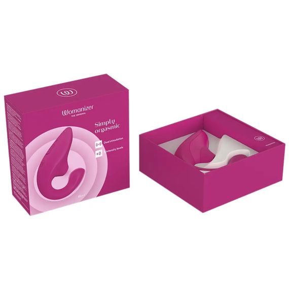 Стимулятор точки G та клітора Womanizer Blend Rose вакуум і вібрація, ніжно-рожевий Sex Aura | Зображення 1