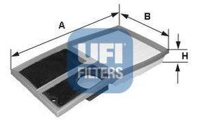 Фільтр повітряний VW GOLF V, VI 1.4 06-, FABIA I, II 1.4 06- (вир-во UFI) UFI 3034200 на VW POLO (6R, 6C)
