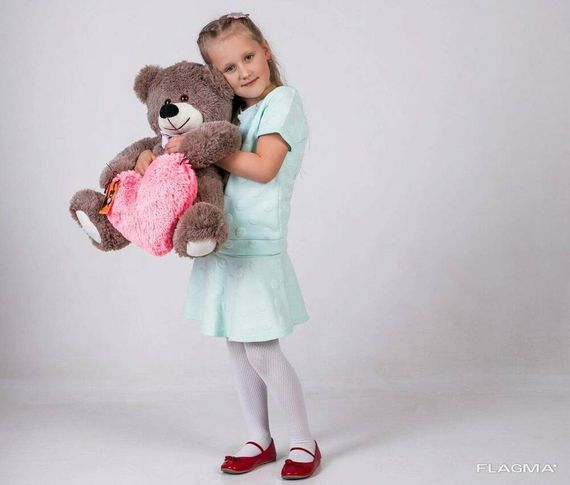 Плюшевый мишка Yarokuz Джеймс 65 см Капучино | Зображення 1