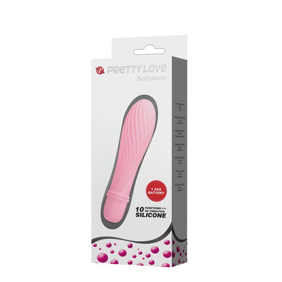 Вібратор - Pretty Love Solomon Vibrator Light Pink Sex Aura | Зображення 2