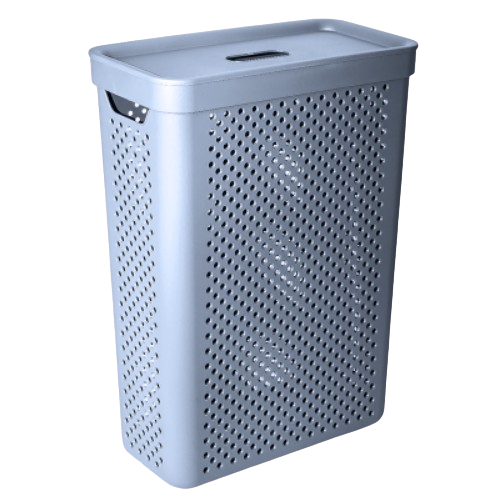 Кошик 25л сірий мат Simple Алеана