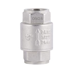 Обратний клапан Thermo Alliance Forte 1/2"ВВ никелированный с латунным штоком TAF240W15