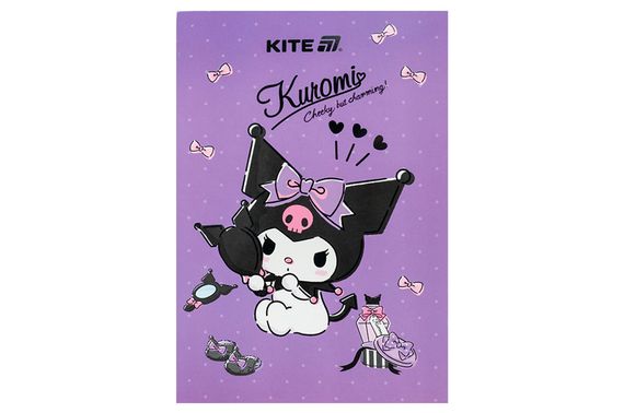 Блокнот-планшет Kite Kuromi-2 HK25-194-2, A5, 50 аркушів, клітинка