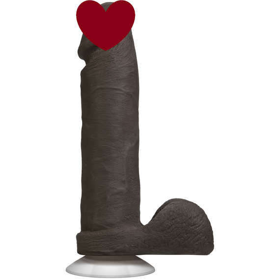 Фалоімітатор Doc Johnson The Realistic Cock 8 inch Black - ULTRASKYN, Vack-U-Lock, діаметр 5,1 см Sex Aura
