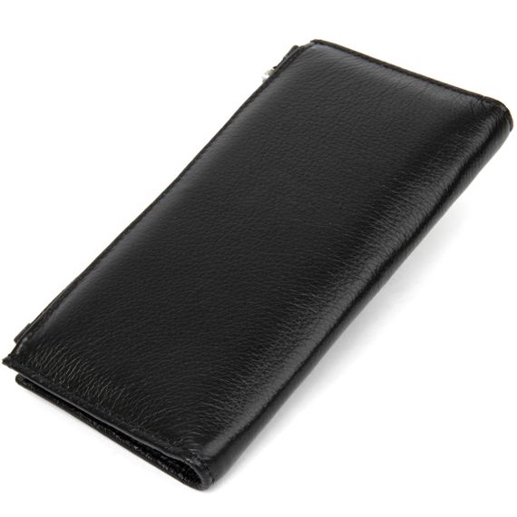 Практичный женский кожаный кошелек ST Leather 19378 Черный | Зображення 1