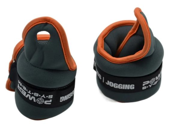 Обважнювачі-манжети для ніг та рук Power System PS-4070 Wrist Weights (2 шт*1.5 кг) (PS_4070_Grey) | Зображення 5