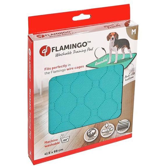Flamingo Training Pad Patsy фламинго пэтси багаторазова пелюшка для собак Зелений | M | 69х41,5х0,3 см