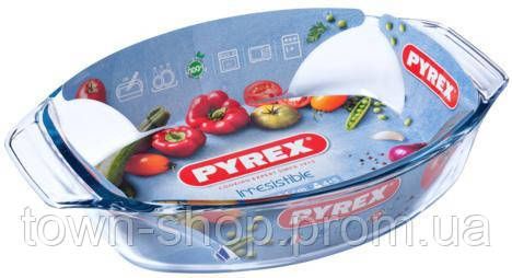 Форма для выпечки Pyrex Irresistible 30х21х7см овальная, жаропрочное стекло UK-410B000 | Зображення 3