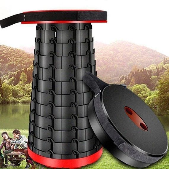 Складной туристический стул 47 см Telescopic stool / Складной телескопический стул для пикника, рыбалки | Зображення 5