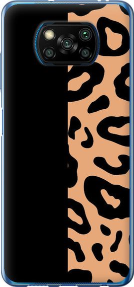 Чехол на Xiaomi Poco X3 Pro Пятна леопарда "4269u-2938-17620"