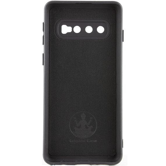 Чохол накладка Silicone Cover Lakshmi Full Camera (A) для Samsung Galaxy S10, Чорний / Black | Зображення 1