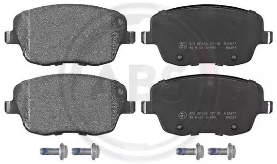 Колодки передні гальмівні VW Polo 02-/Skoda Fabia 99-14 (TRW), ABS (37241)