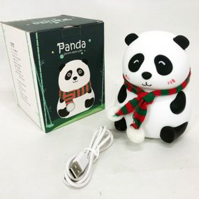 Ночники для спален с аккумулятором панда, Силиконовый ночник игрушка для детей, Светящиеся ночники KI-64