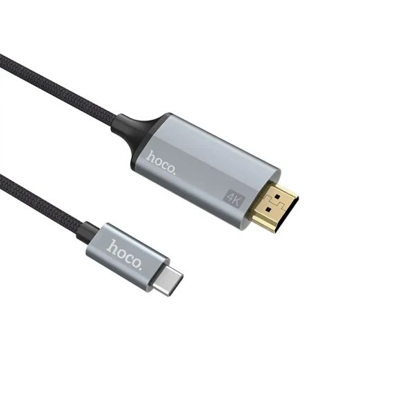Кабель-перехідник Hoco UA13 Type-C на HDMI Full HD 4K/2K, 1.8 м | Зображення 2