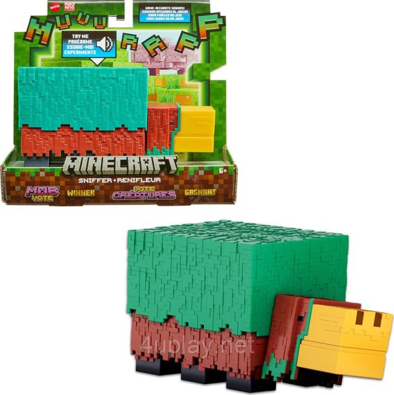 Фігурка Майнкрафт Нюхач 17 см Оригінал Mattel Minecraft Sniffer