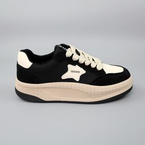 Кеди жіночі шкіряні утепленні 588499 Чорні 36 37 38 39