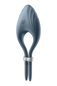 Регульоване ерекційне кільце з вібрацією Satisfyer Duelist, Темно синій