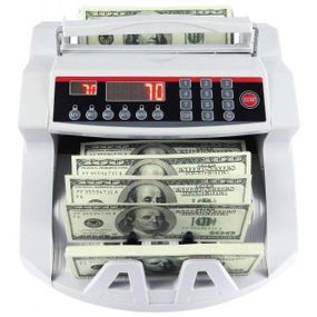 Рахункова машинка для грошей + Детектор валют Bill Counter 2108 UV · Лічильник купюр · Машинка для перерахунку грошей з детектором