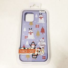 Чохол Apple Iphone 12 Pro Max. Різдво. Колір: фіолетовий SL-83