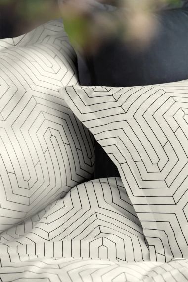 Комплект постільної білизни Issimo Coton Satin 200х220 см Strada White | Зображення 1