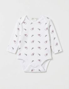 Дитяче боді для новонародженої дівчинки Zara 68 см Білий (25120909B4)
