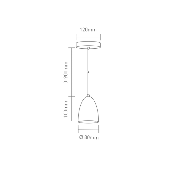 Світильник світлодіодний GPL-01C GLOBAL 7 W 4100 K чорний | Зображення 1