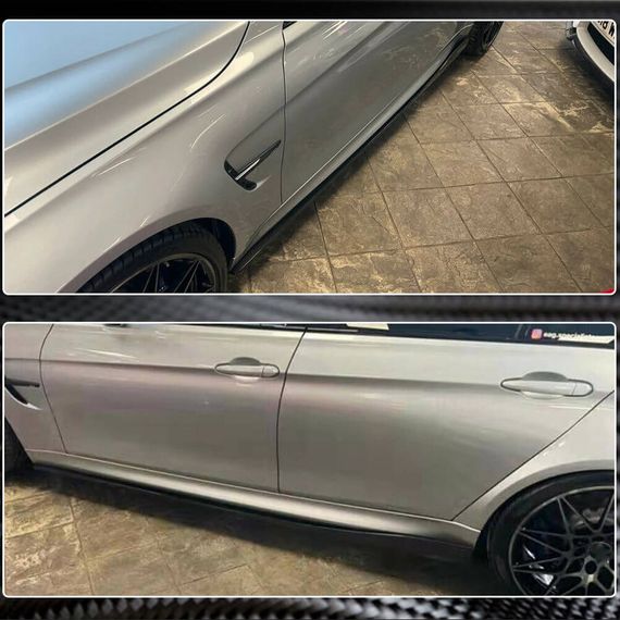 Накладки на пороги V2 (для F82/F83, Карбон) для BMW 4 серия F-32 2012-2020 гг | Зображення 3