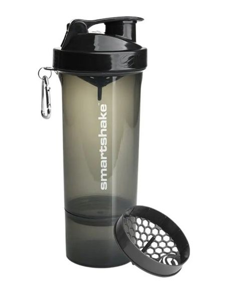 Шейкер спортивний SmartShake Slim 500 мл Black (10253001)