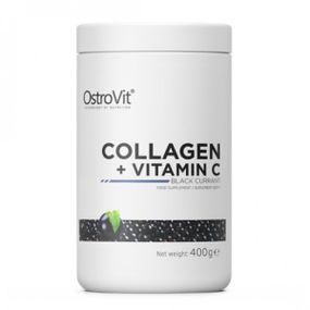 Хондропротектор (для спорта) OstroVit Collagen And Vitamin C 400 g /40 servings/ Black Currant