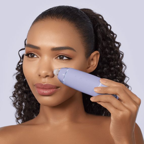 Мікродермабразійний пристрій для видалення чорних цяток GESKE MicroDermabrasion Blackhead Remover 7в1 starlight, Фіолетовий | Зображення 3