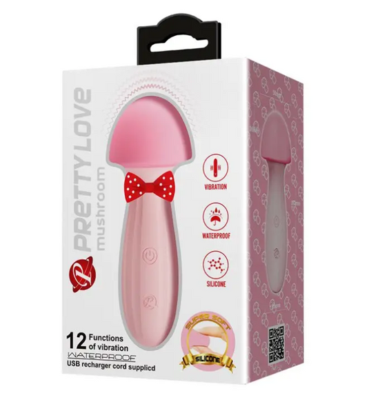 Вибромассажер серии Pretty Love "MUSHROOM " 12 режимов вибрации Sex Aura