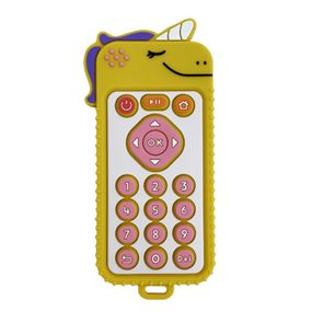 Силиконовый прорезыватель пульт "Единорог" MGZ-0425(Yellow)