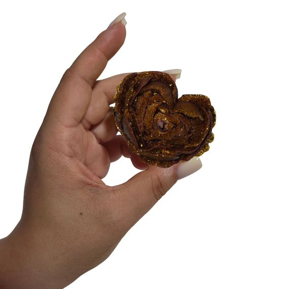 Свічка низькотемпературна у вигляді троянди з глітером GlowKink бордова, М Sex Aura | Зображення 1