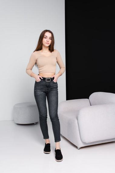 Лоферы женские Fashion Debra 3915 38 размер 245 см Черный | Зображення 8