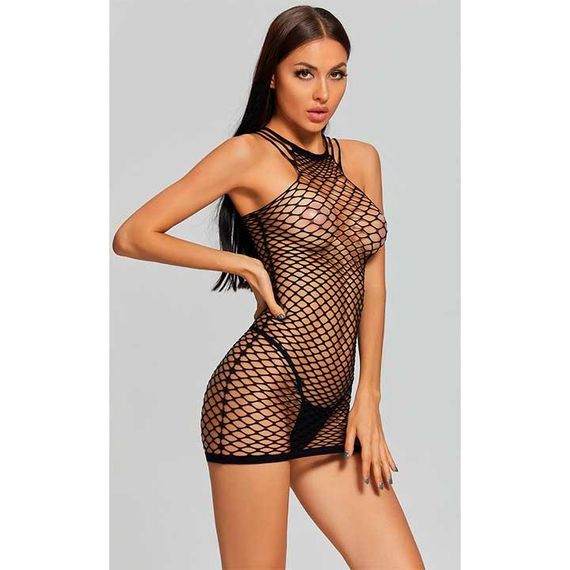 Ефектна міні-сукня у велику сітку | Зображення 1
