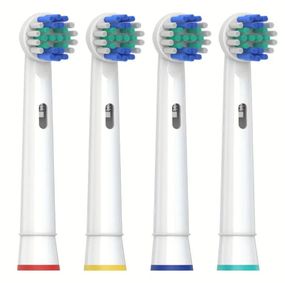Сменные насадки для электрической зубной щетки Oral-B 4 шт., подходят для Precision Clean, Advance Power и др.
