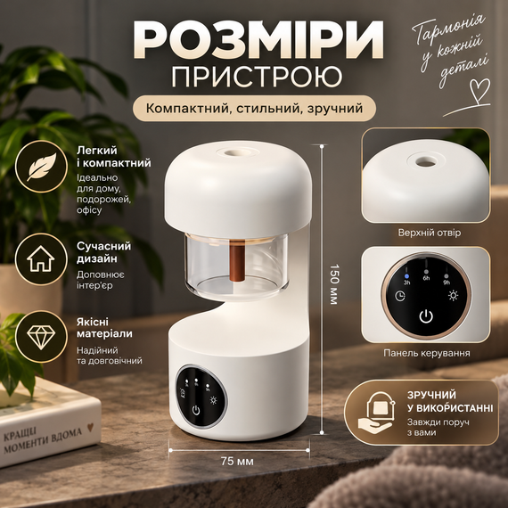 Фумігатор-нічник 2 в 1 з рідиною для захисту від комарів у наборі до 20 м2 | Зображення 3