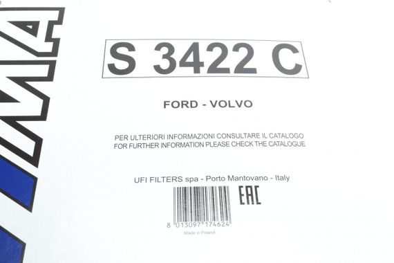 Фільтр салону Ford C-Max II Focus III Grand C-Max Kuga II Connect Volvo V40 10- S 3422 C | Зображення 5