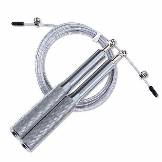 Скакалка швидкісна на підшипниках алюмінієва PowerPlay 4207 Elite Jump Rope Срібна (3m.) | Зображення 6