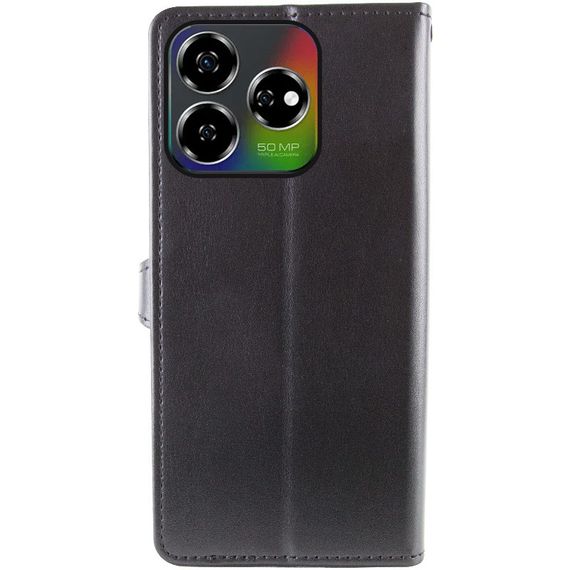 Шкіряний чохол-книжка GETMAN Gallant (PU) для ZTE Nubia V60 Чорний | Зображення 4