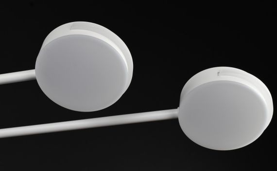 Люстра світлодіодна стельова LED світильник для квартири на стелю лед 27565 Білий 10х100х100 см. | Зображення 7