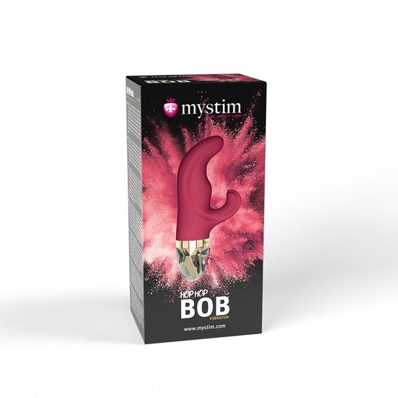 Вибратор-кролик Mystim Hop Hop Bob Fuchsia, мощный мотор, 8 режимов | Зображення 7