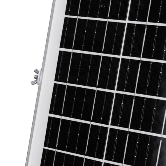 Вуличний LED ліхтар на сонячних батареях 200х55мм прожектор світлодіодний вуличний 60 LED 100 Вт із сонячною панеллю HP-5-73 | Зображення 5