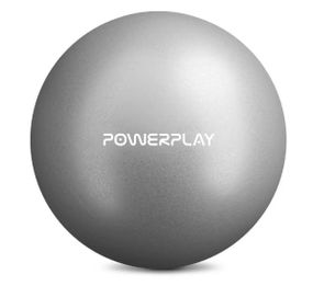 М'яч для пілатесу, йоги та реабілітації PowerPlay PP_4415 Body Shape Ball 22 см Сірий (PP_4415_Grey)