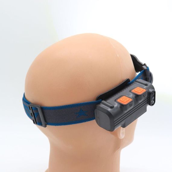 Ліхтар налобний з датчиком руху, від USB, BL W690-2 / Акумуляторний світлодіодний ліхтарик на голову | Зображення 4